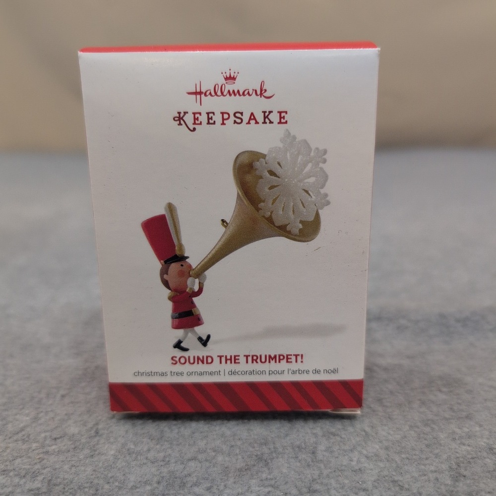 Hallmark Keepsake 2014 Sound the Trumpet Christmas Ornament Limited Edition - Picture 1 of 4